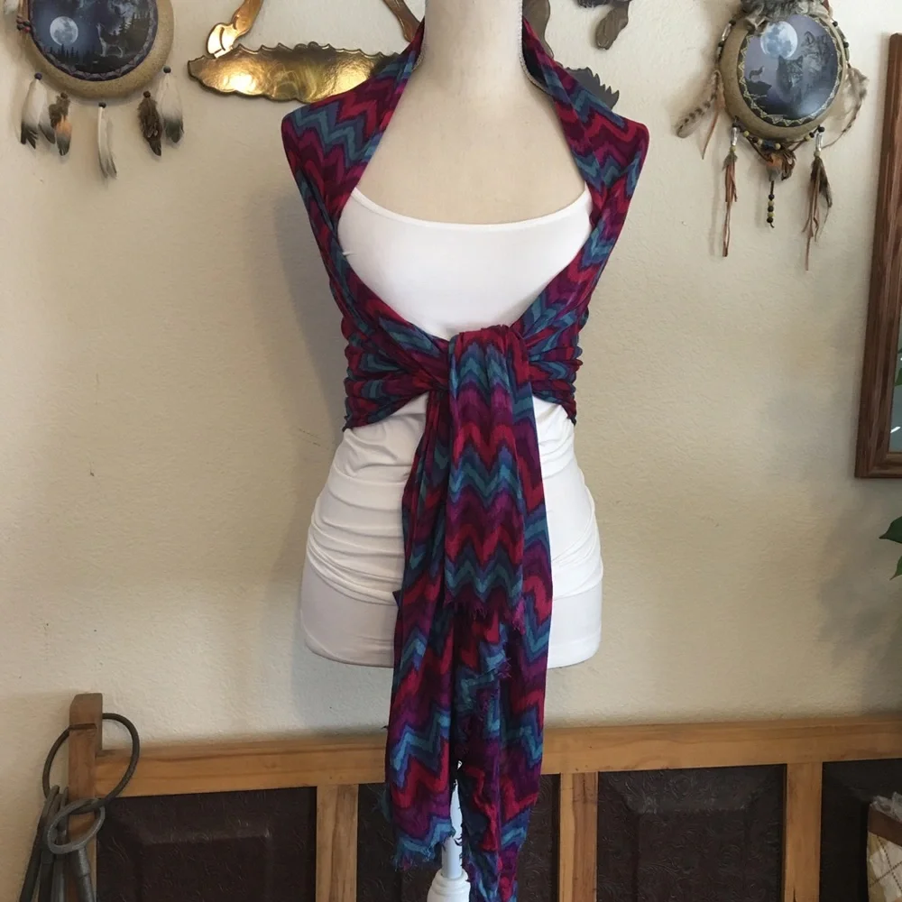 Curations by Stefanie Greenfield colorful scarf